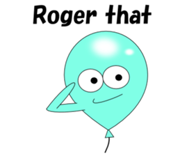 Loose balloons English sticker #4767842