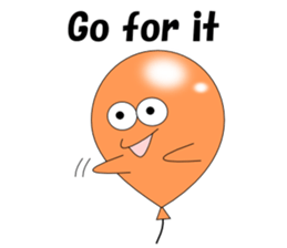 Loose balloons English sticker #4767849