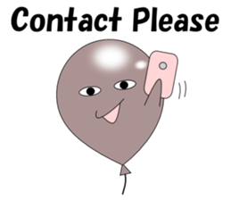 Loose balloons English sticker #4767856