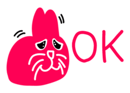 Numnim The Pink-fat cat sticker #4768272