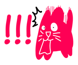 Numnim The Pink-fat cat sticker #4768283