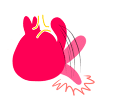 Numnim The Pink-fat cat sticker #4768291