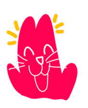 Numnim The Pink-fat cat sticker #4768294