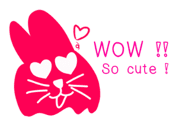 Numnim The Pink-fat cat sticker #4768297