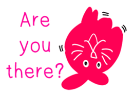 Numnim The Pink-fat cat sticker #4768299
