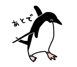 Word of penguins sticker #4768406