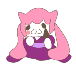 the cat ear burns sticker #4768523