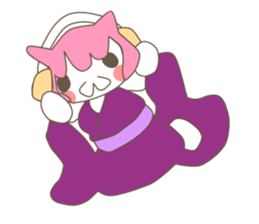 the cat ear burns sticker #4768525