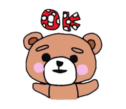 Bear of pink cheeks sticker #4768665