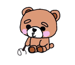 Bear of pink cheeks sticker #4768667