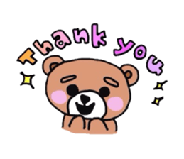 Bear of pink cheeks sticker #4768668