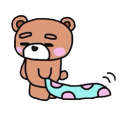 Bear of pink cheeks sticker #4768672