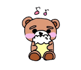 Bear of pink cheeks sticker #4768677