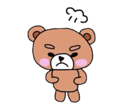 Bear of pink cheeks sticker #4768688