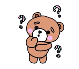 Bear of pink cheeks sticker #4768689