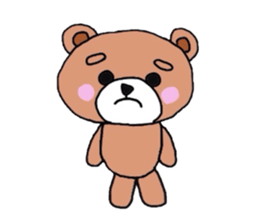 Bear of pink cheeks sticker #4768690