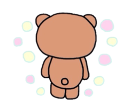 Bear of pink cheeks sticker #4768693