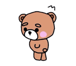 Bear of pink cheeks sticker #4768694