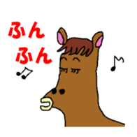 Horse of Rasu stables. sticker #4768724