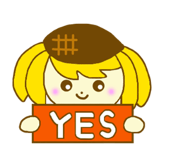 Sunflower girl and Sunflower cat sticker #4768836