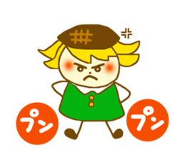 Sunflower girl and Sunflower cat sticker #4768859