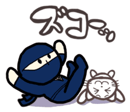 Ninja and cat sticker #4768917