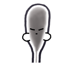 Cheerful swab sticker #4768994