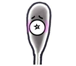 Cheerful swab sticker #4768996