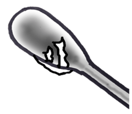 Cheerful swab sticker #4769007