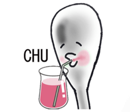 Cheerful swab sticker #4769022