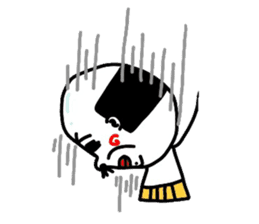 Putting is also a cute TERUTERU man. sticker #4769555