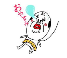 Putting is also a cute TERUTERU man. sticker #4769565