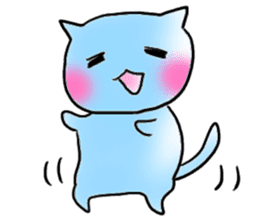 Happy couple cats sticker #4769678