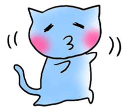 Happy couple cats sticker #4769679