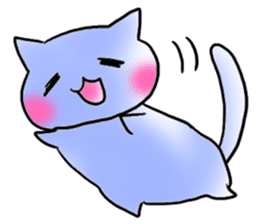 Happy couple cats sticker #4769681