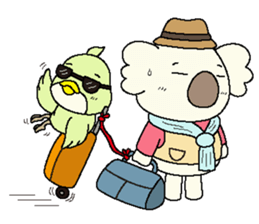 Mage Koala Spring sticker #4770073