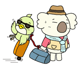 Mage Koala Spring sticker #4770073