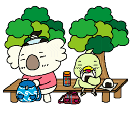 Mage Koala Spring sticker #4770090