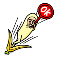 Banana Old Man who are nowadays sticker #4770208