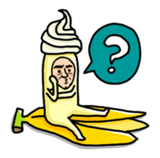 Banana Old Man who are nowadays sticker #4770221