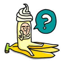 Banana Old Man who are nowadays sticker #4770221