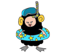 The fear, cute Lal-chan sticker #4770225