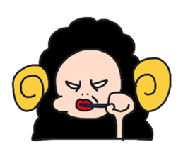 The fear, cute Lal-chan sticker #4770234