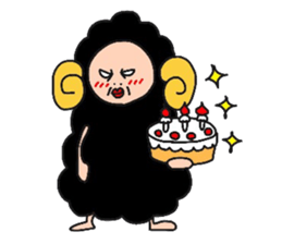 The fear, cute Lal-chan sticker #4770236