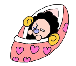 The fear, cute Lal-chan sticker #4770237