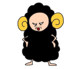 The fear, cute Lal-chan sticker #4770238
