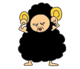 The fear, cute Lal-chan sticker #4770244