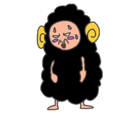 The fear, cute Lal-chan sticker #4770247