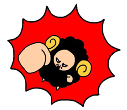 The fear, cute Lal-chan sticker #4770252