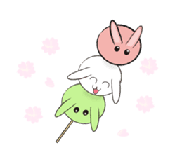 animals of rice cake sticker #4770704